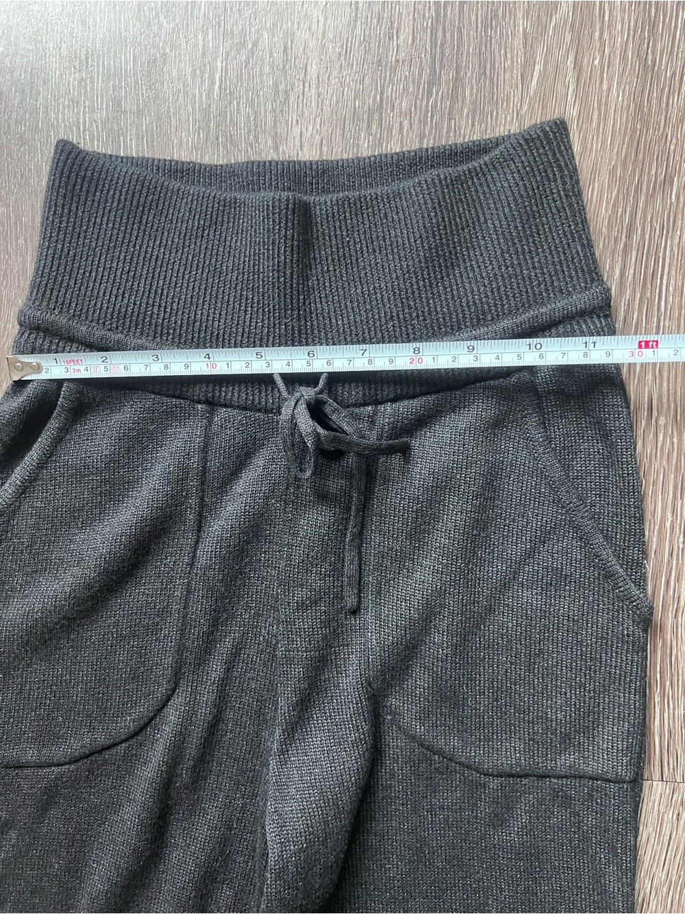 Lululemon dark grey knit drawstring joggers - Picture 3 of 6